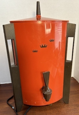 Vintage 1974 Orange REGAL Automatic Coffee Percolator