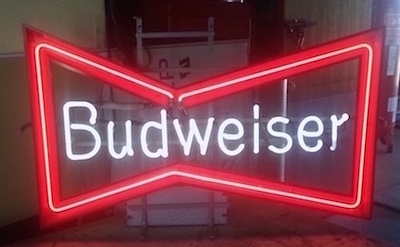 Budweiser Neon Bar Sign Light