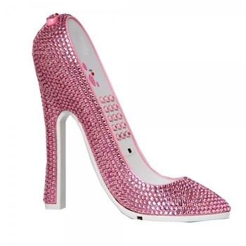 Pink Glitter Stiletto Table Phone