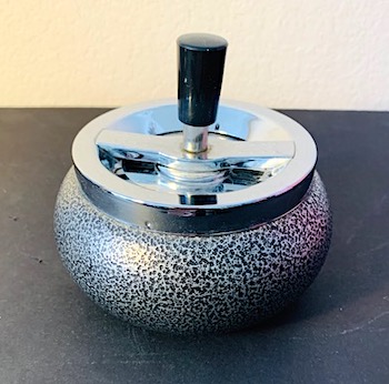 Retro Push Down Ashtray