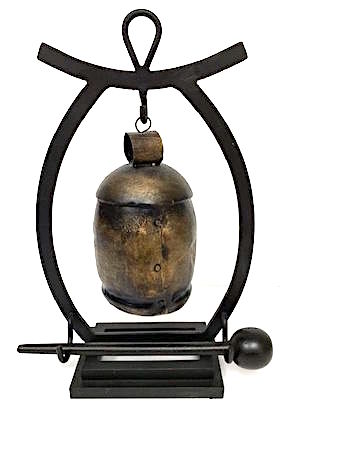 Asian Metal Table Gong Bell