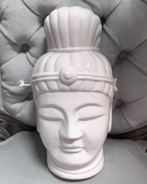 White Porcelain Mask Wall Hanging