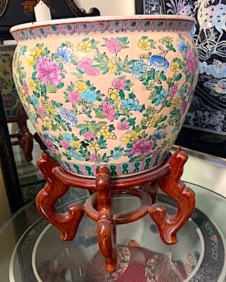 Asian wooden Rice Basket