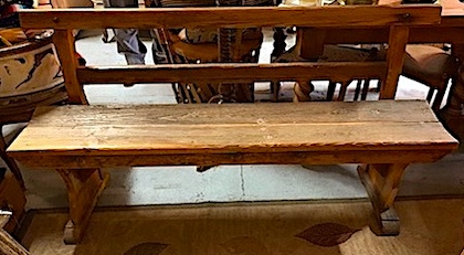 Western Rustic Bench