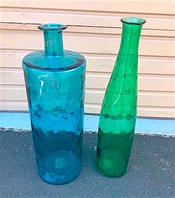 San Miguel Spanish Recycled Glass Large Bottles