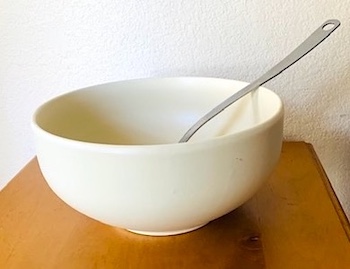 Big Bowl with Large Spoon