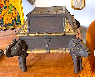 Vintage Tonala Cat Statue 