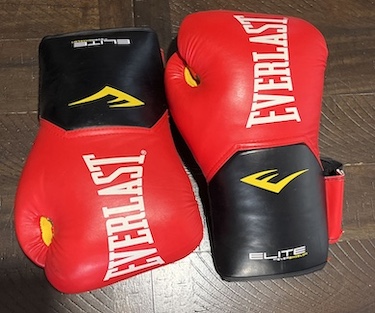 Boxing Gloves Red and Black Adult