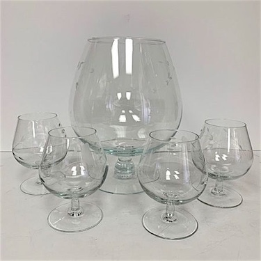 Mid Century Culver Florentine Roly Poly Glasses