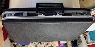 Vintage Briefcase Samsonite Black Hard Shell