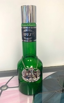 Vintage Brut Cologne Counter Display Bottle