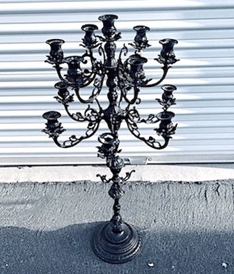 Gothic  Floor Candelabra 12 Arms