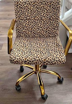 Mid Century Style Bent Plywood Swivel Desk Armchair