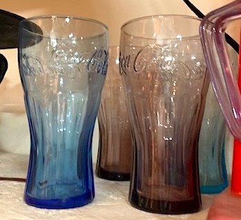 Vintage Glass Coca-Cola 16 oz Glasses