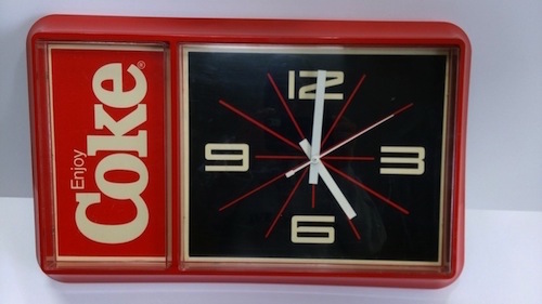 Coca Cola 1986 Wall Clock