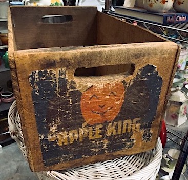 Vintage Wooden Crate Apple King Washington State