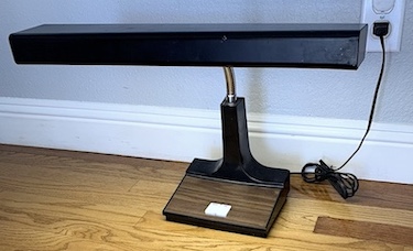 Vintage Mobilite Gooseneck Desk Lamp fluorescent