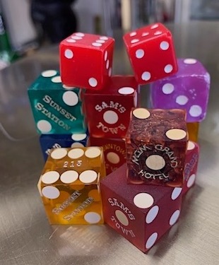 Vintage And Modern Playing Dice