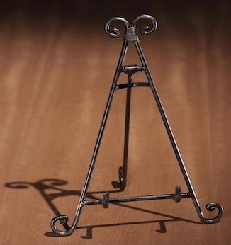Gold  Metal Floor Easel