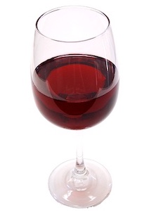 Fake Red Wine Glass