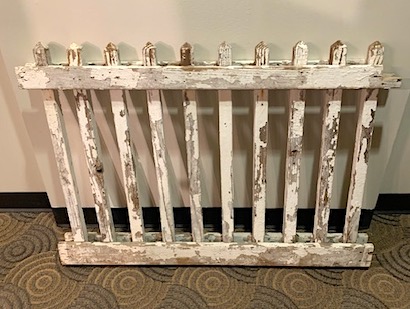 Vintage Architectural Reclaimed Weathered Western Fence