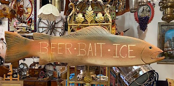 Fishing Wooden Rustic Sign