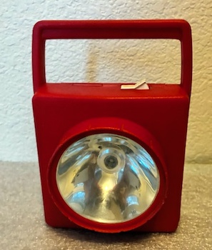 Vintage Radio Shack battery-operated lantern (spotlight). 