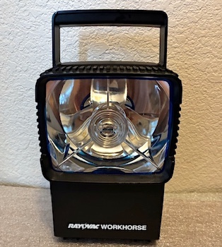 Vintage Rayovac Workhorse Lamp from the Pioneer Seed Company