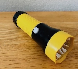 Flashlight super bright beam 4-LED 