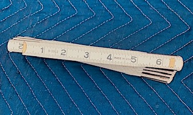 Vintage Folding Ruler