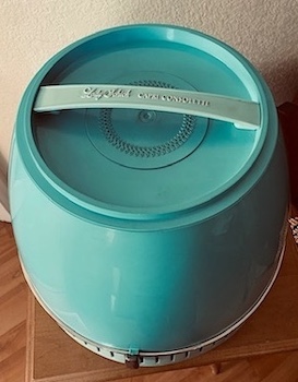Vintage Lady Schick Hair Dyer Aqua