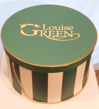 Vintage Samsonite Marbleized Hat Box