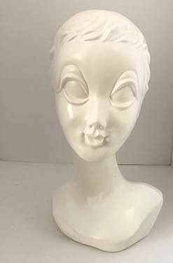 Vintage Hard Plastic Female Head
