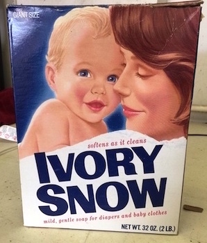 Ivory Snow Soap Box
