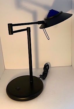 Vintage Articulated Conical Shade Desk Halogen Lamp