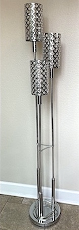 Modern Glam Floor Lamp 3-Light