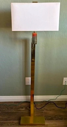 Doughnut C Floor Lamp - by Robert Abbey