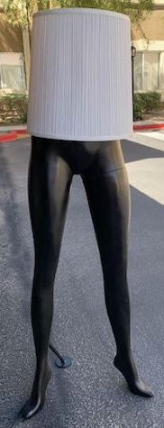 Black Mannequin Lamp