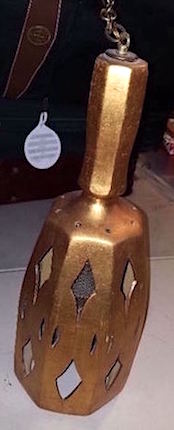 Ceramic Gold Swag Lamp