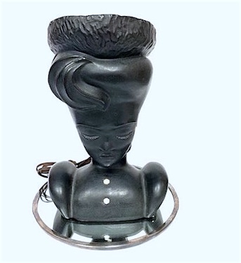 1990s Style Gibson Girl Boudoir Lamp