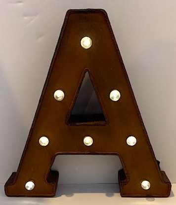 Letter A LED