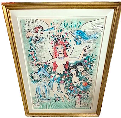 Charles Cobelle Coronation Lithograph