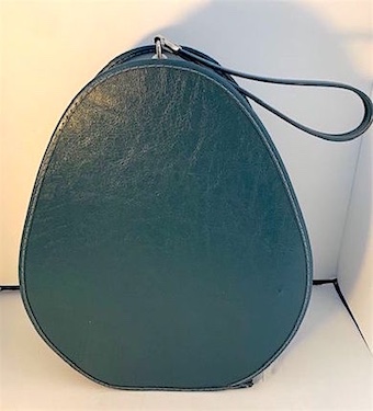 Vintage 1960s Egg Shape Hat/Shoe Luggage