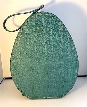 Vintage 1960s Egg Shape Hat/Shoe Tote