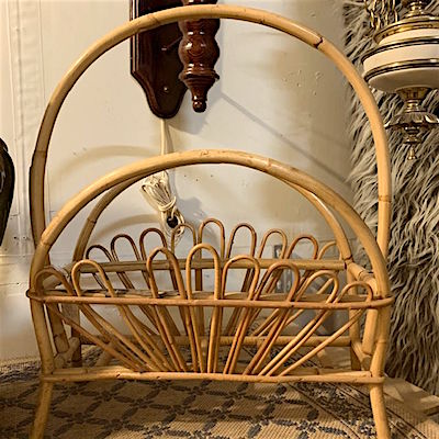 Bamboo Magazine Rack