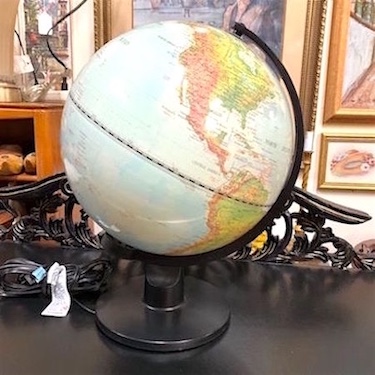 World Map Globe Lightup