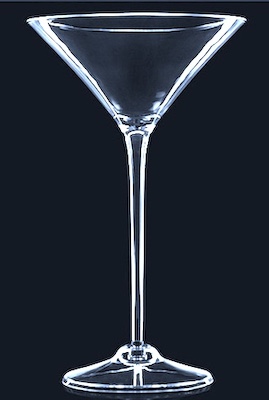 Giant Martini Acrylic Glass 3Ft