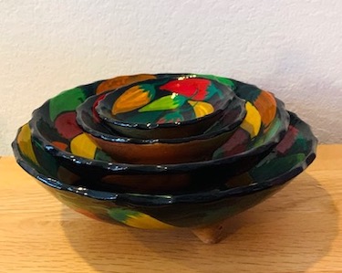 Mexican Ceramic Chilis Bowls