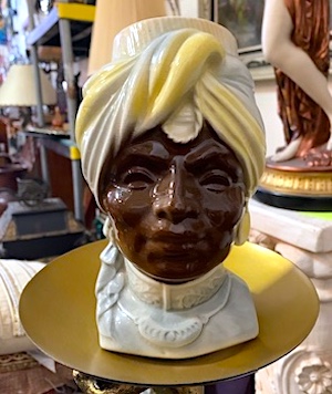 Royal Copley Sultan Head Vase Wall Pocket