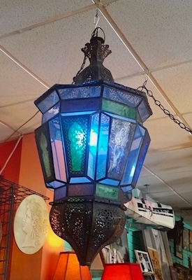 Vintage Oversized Rustic Moroccan Lamp